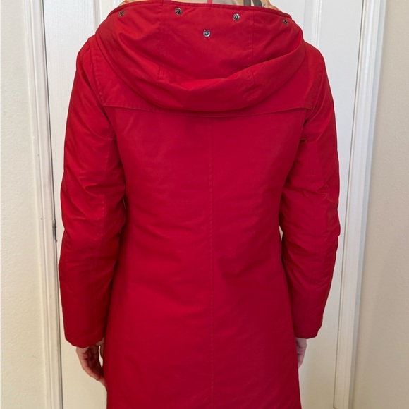 Burberry Red Jacket with Classic Check Lining - Picture 5 of 6